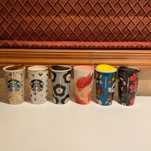 Starbucks coffee cups